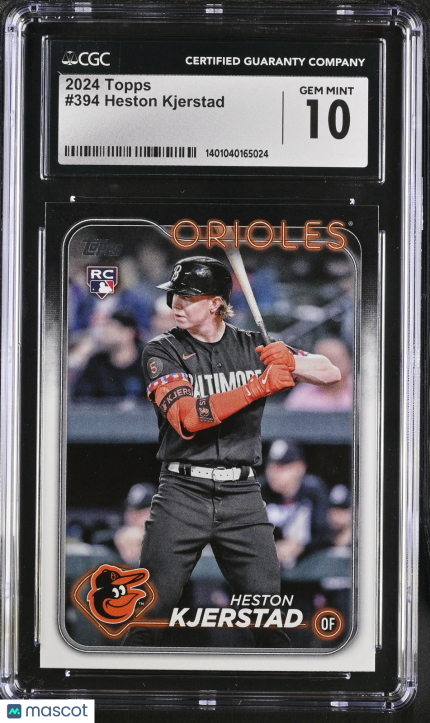 2024 Topps Heston Kjerstad #394 CGC 10