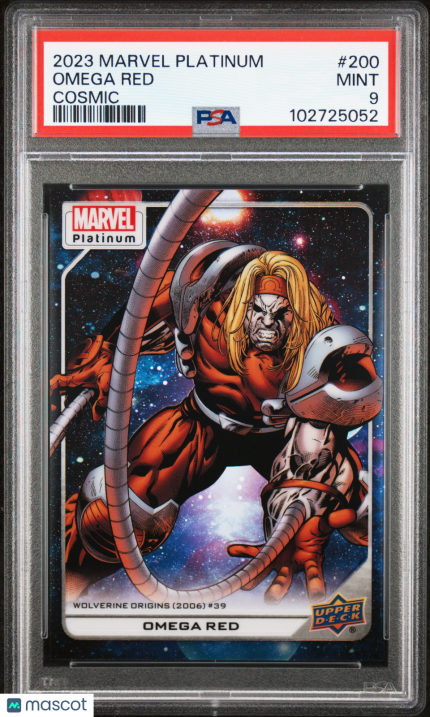 2023 Upper Deck Marvel Platinum Omega Red #200 PSA 9