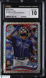 2024 Topps Junior Caminero #2T89C-63 '89 Silver Pack CGC 10