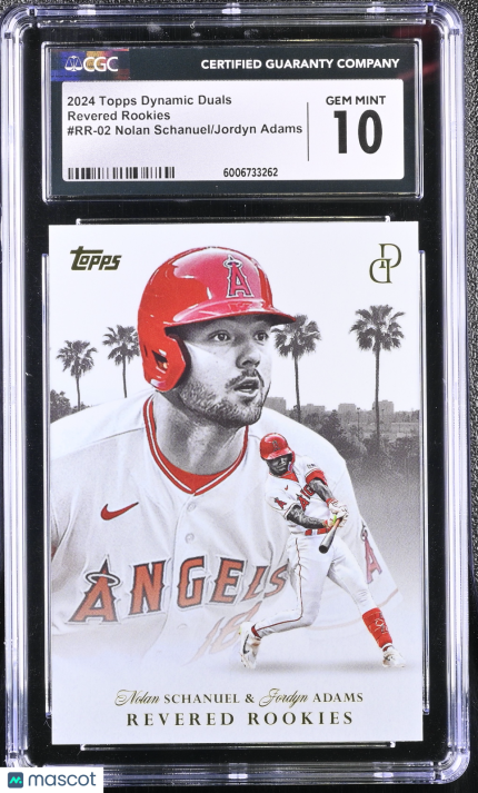 2024 Topps Dynamic Duals Schanuel/Adams #RR-02 Revered Rookies CGC 10