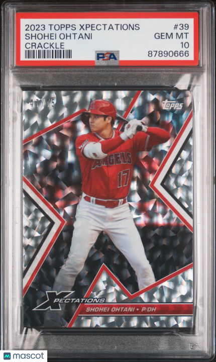 2023 Topps Xpectations Shohei Ohtani #39 Crackle PSA 10