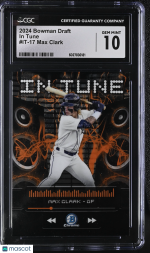 2024 Bowman Draft Max Clark #IT-17 In Tune CGC 10