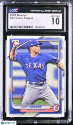 2024 Bowman Corey Seager #24 CGC 10