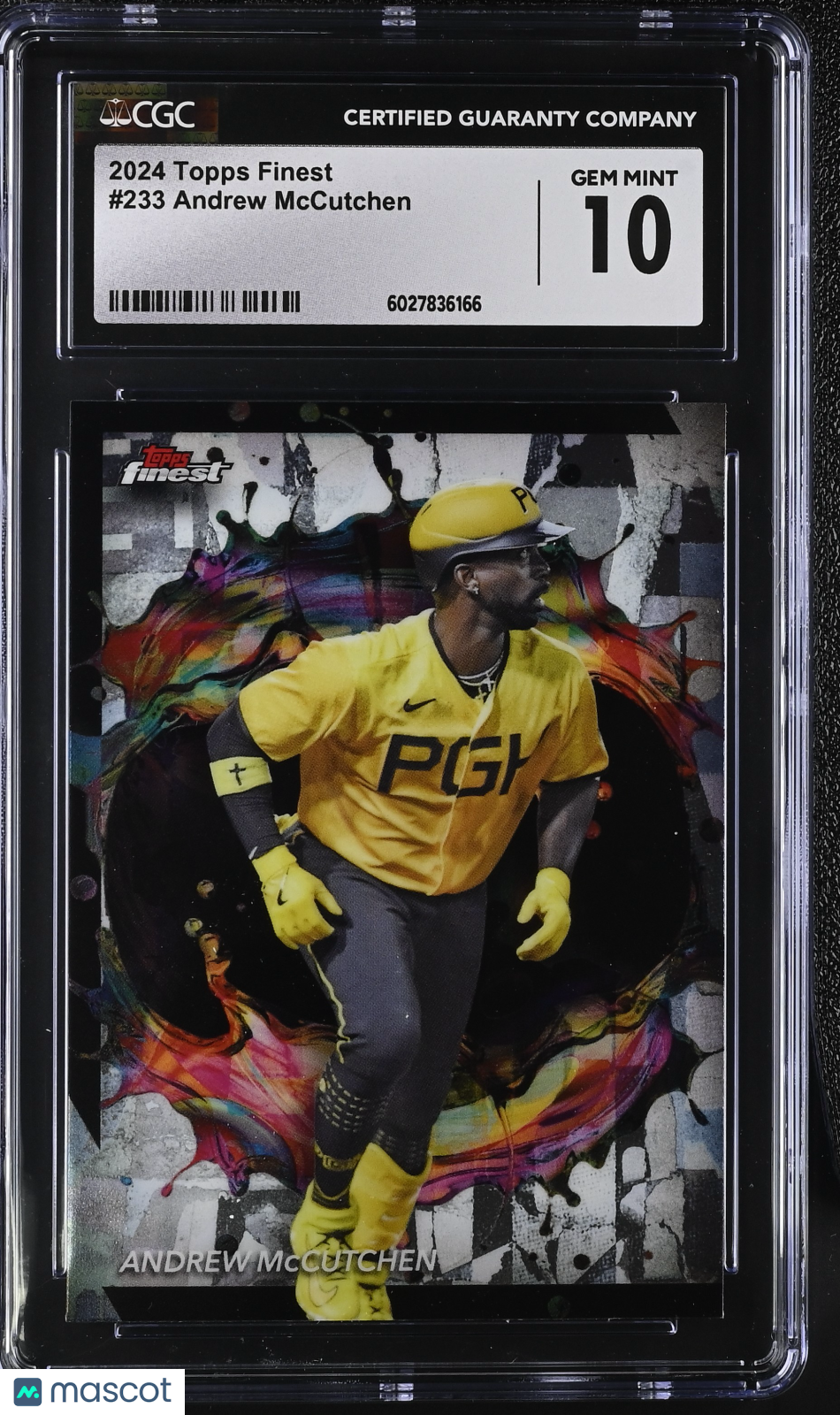 front-watermark-V2_8d20d86e-1590-415a-88db-655dd71d19aa 2024 Topps Finest Andrew McCutchen #233 CGC 10 - Image 1