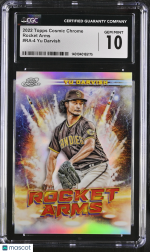 2022 Topps Cosmic Chrome Yu Darvish #RA-4 Rocket Arms CGC 10