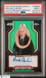 2021 Topps Chrome Star Wars Legacy Age Of Rebellion Autographs Michael Carter #ARBMC PSA 9