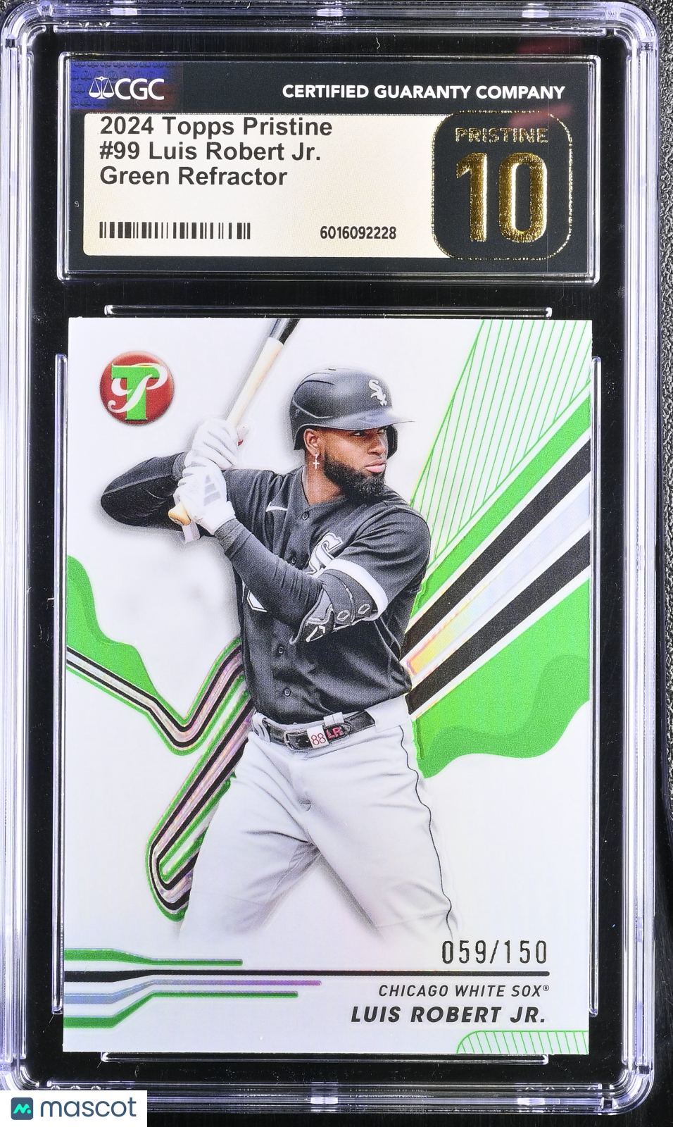 front-watermark-V2_98f08b00-812c-4181-8b01-cf0ce1070a1b 2024 Topps Pristine Luis Robert Jr. #99 CGC 10 - Image 1