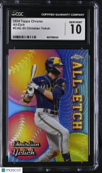 2024 Topps Chrome Christian Yelich #CAE-20 All-Etch CGC 10
