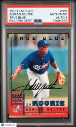 1998 Leaf Rookies & Stars Adrian Beltre #319 PSA A
