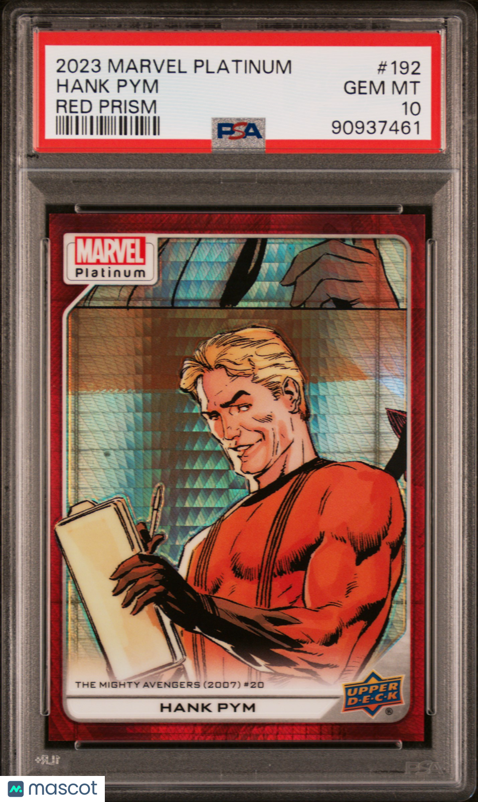 front-watermark-V2_acb41f53-daa5-42df-9e06-9af1d858508d 2023 Upper Deck Marvel Platinum Hank Pym #192 PSA 10 - Image 1