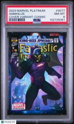 2023 Upper Deck Marvel Platinum Cover Variant Annihilus #WI77 PSA 8