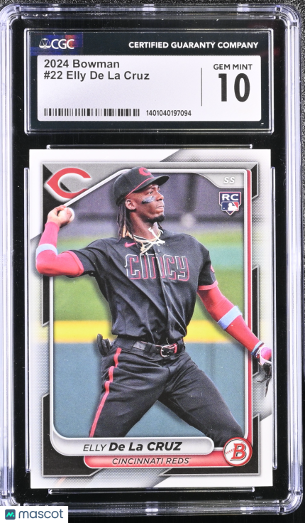 2024 Bowman Elly De La Cruz #22 CGC 10