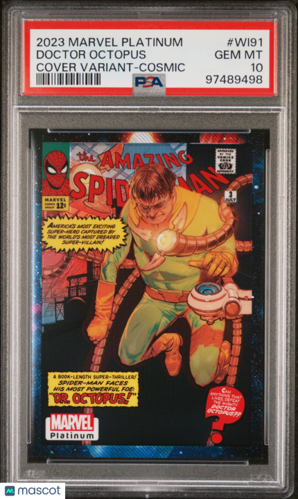 2023 Upper Deck Marvel Platinum Cover Variant Doctor Octopus #WI91 PSA 10