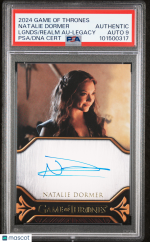 2024 Rittenhouse Game Of Thrones: Legends Of The Realm Autographs Natalie Dormer PSA A