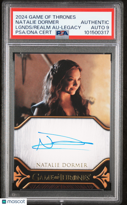 2024 Rittenhouse Game Of Thrones: Legends Of The Realm Autographs Natalie Dormer PSA A