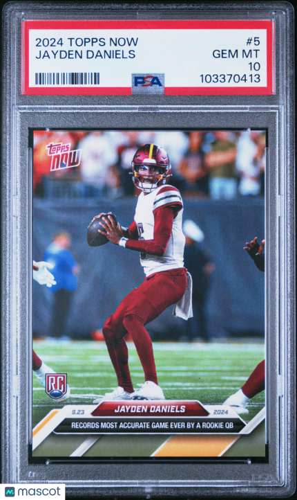 2024 Topps Now Jayden Daniels #5 PSA 10
