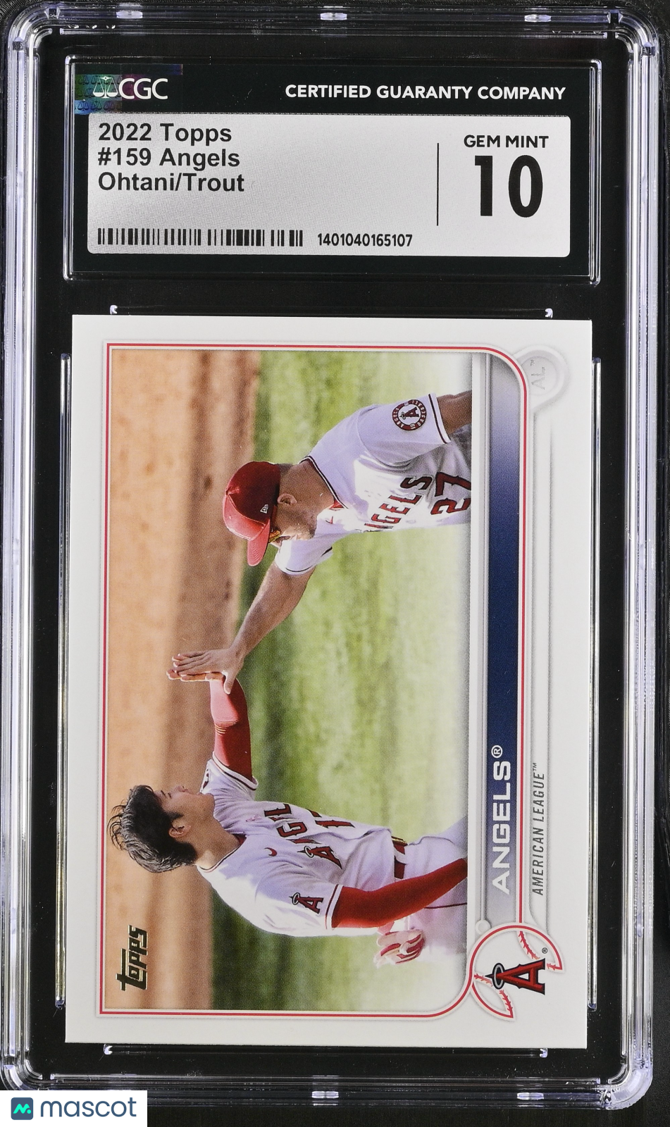 front-watermark-V2_ce24b90b-d1c8-4913-ba5d-645a121b61b2 2022 Topps Angels #159 CGC 10 - Image 1