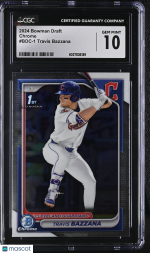 2024 Bowman Draft Travis Bazzana #BDC-1 Chrome CGC 10