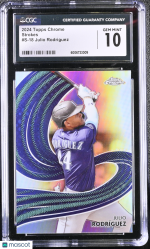 2024 Topps Chrome Julio Rodriguez #S-18 Strokes CGC 10