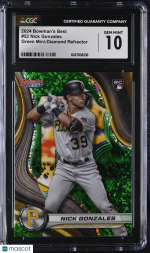 2024 Best Nick Gonzales #52 CGC 10