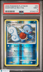 Pokemon TCG Wartortle-Rev. Foil #65 PSA 9