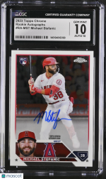 2023 Topps Chrome Michael Stefanic #RA-MST Rookie Autographs CGC 10