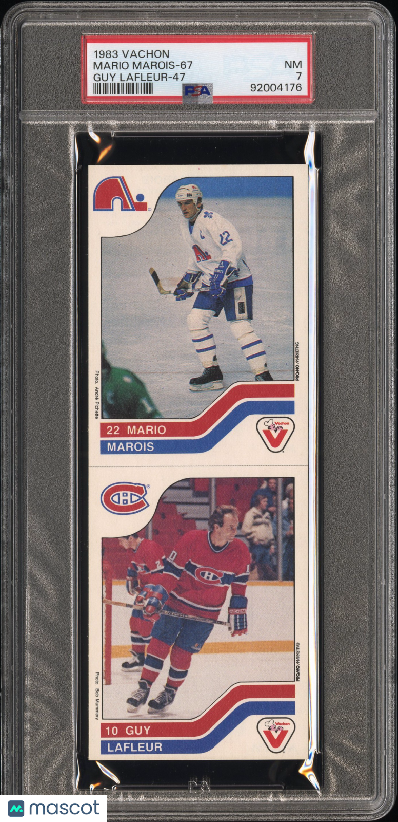 front-watermark-V2_f8fa2408-9f53-4146-ae9b-b992658ab239 1983 Vachon Mario Marois-67 PSA 7 - Image 1