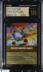 Disney Lorcana TCG Rescue Rangers Away! #10/P2 English CGC 10