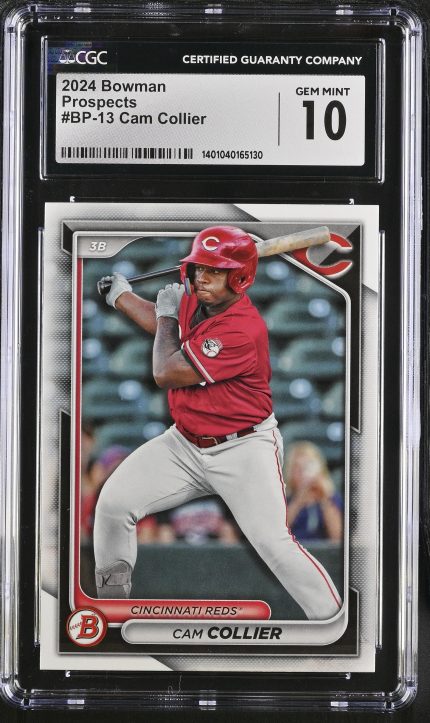 2024 Bowman Cam Collier #BP-13 Prospects CGC 10