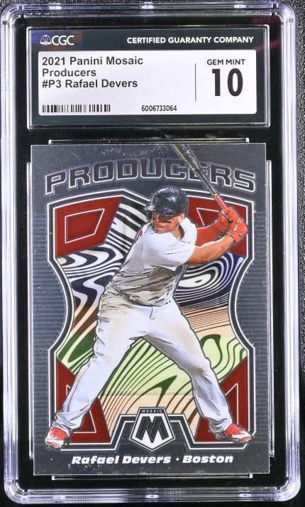 2021 Panini Mosaic Rafael Devers #P3 Producers CGC 10