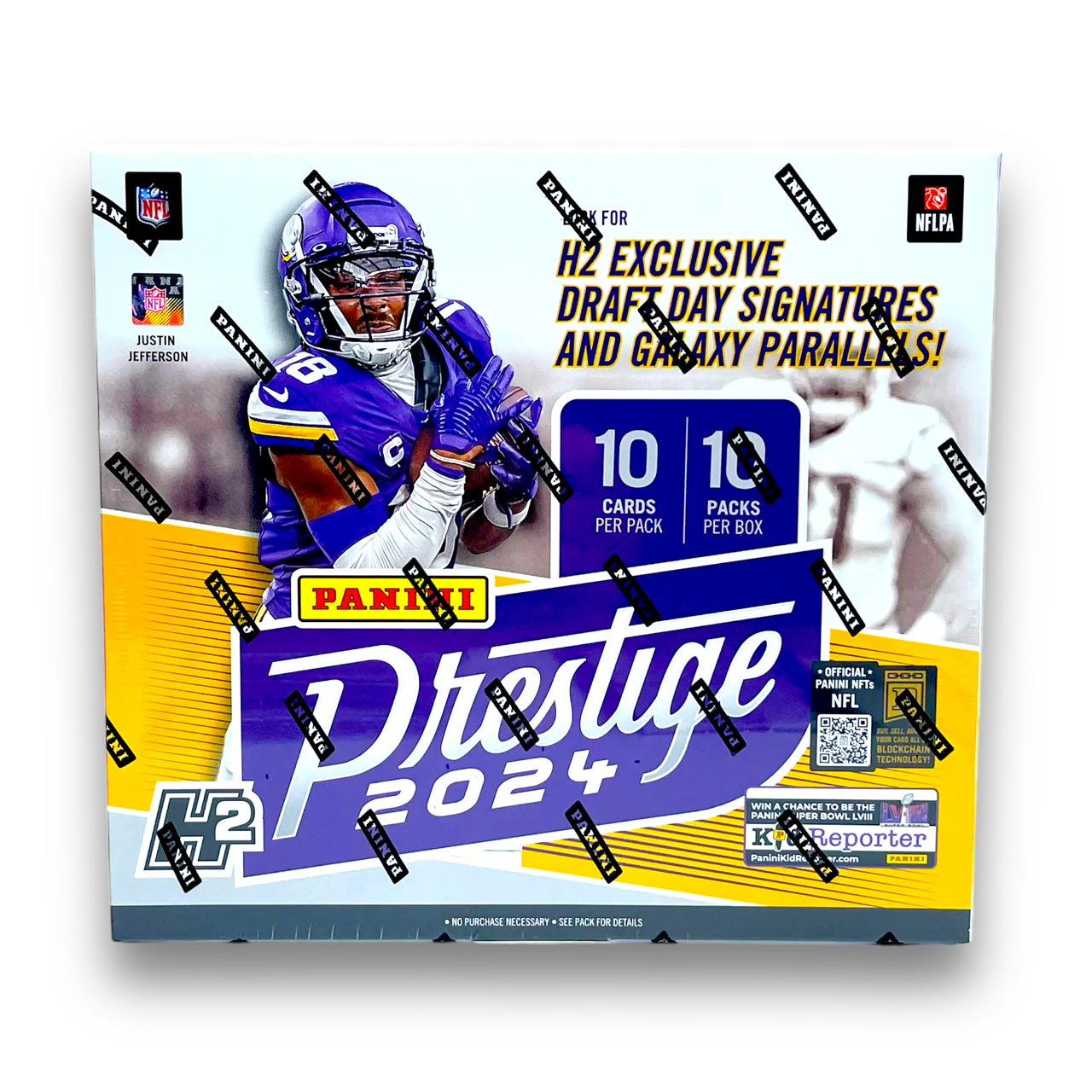 prestige_webp 2024 Panini Prestige Football H2 Hobby Box - Image 1