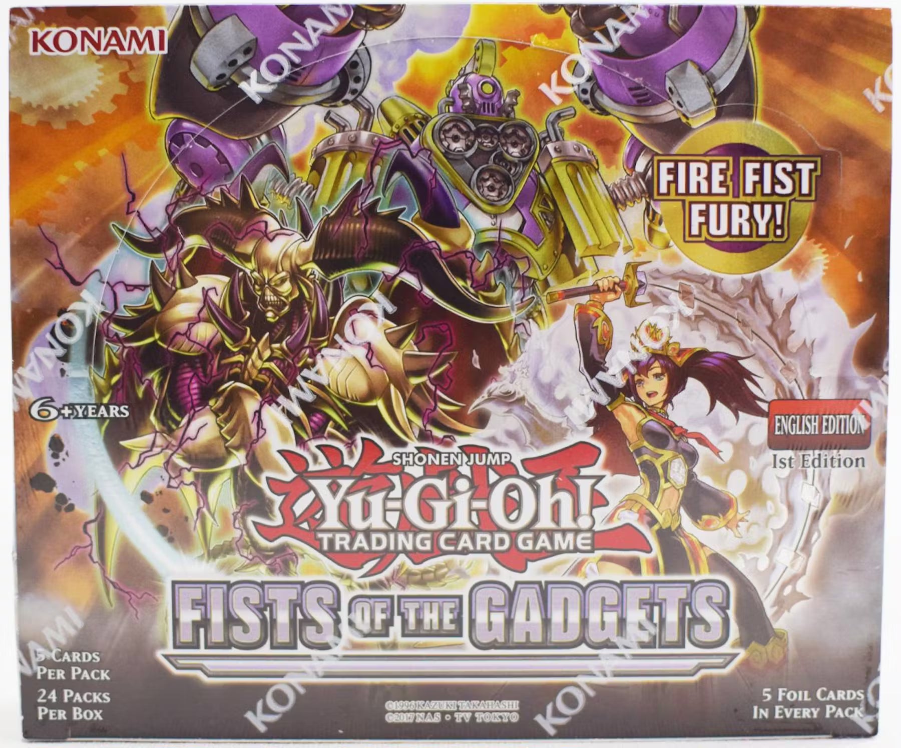 s680129065388134146_p1005_i6_w1800 Yu-Gi-Oh! Fists of Gadgets Booster Box - Image 1