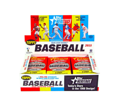 2015 Topps Heritage Baseball Hobby Box