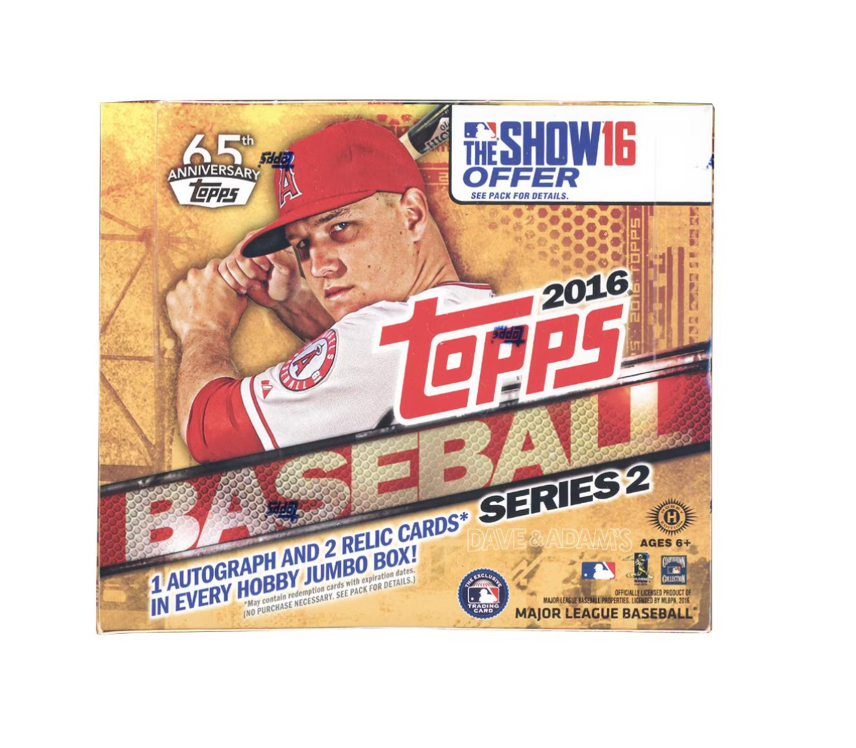 s680129065388134146_p1017_i2_w1202 2016 Topps Series 2 Baseball Jumbo Box - Image 1