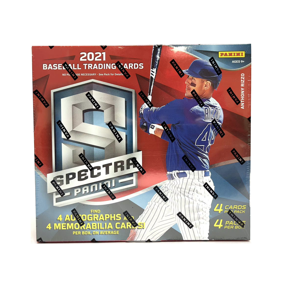 s680129065388134146_p1068_i4_w1140 2021 Panini Spectra Baseball Hobby Box - Image 1