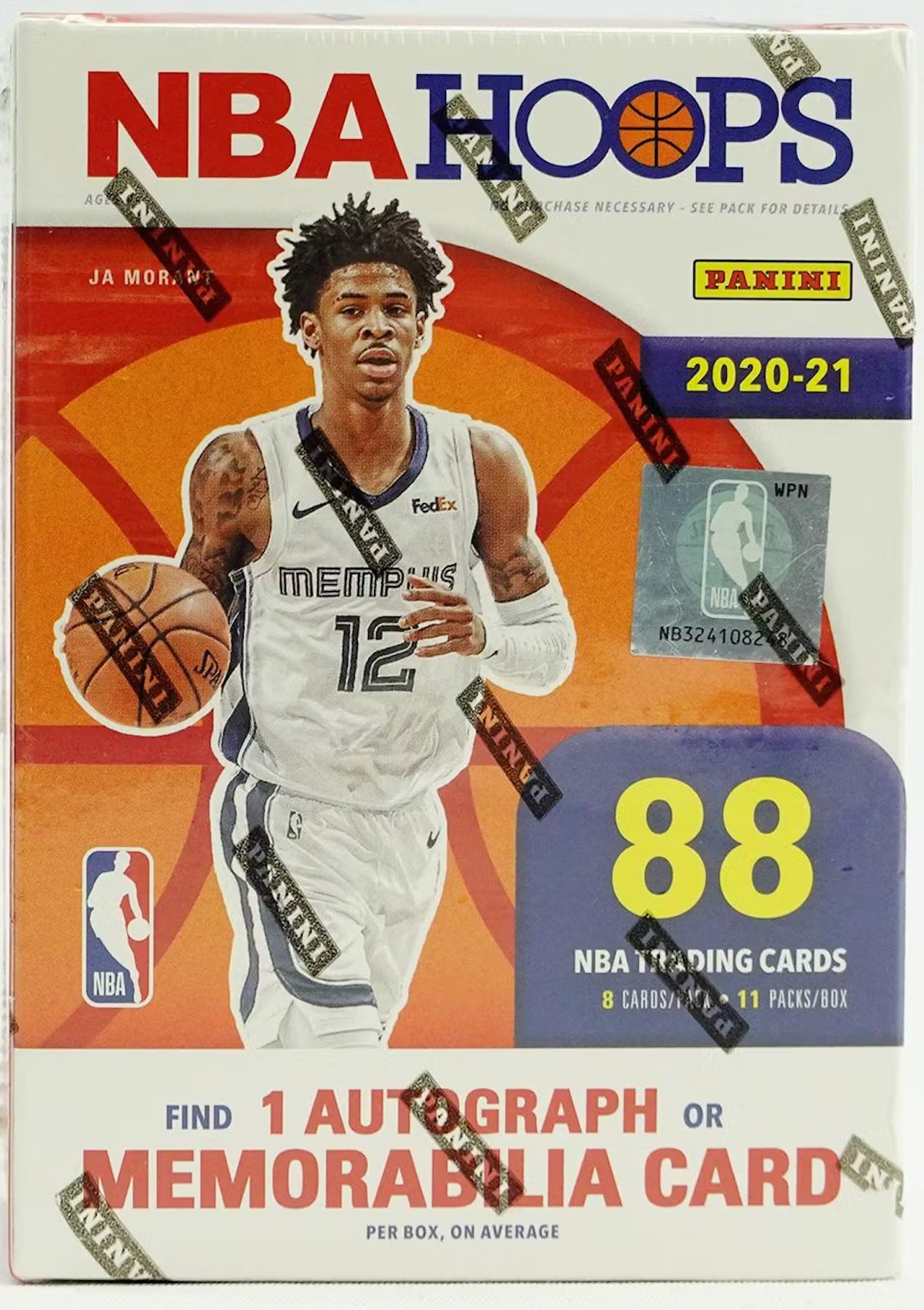 s680129065388134146_p1101_i5_w1270 2020/21 Panini NBA Hoops Basketball Blaster Box - Image 1