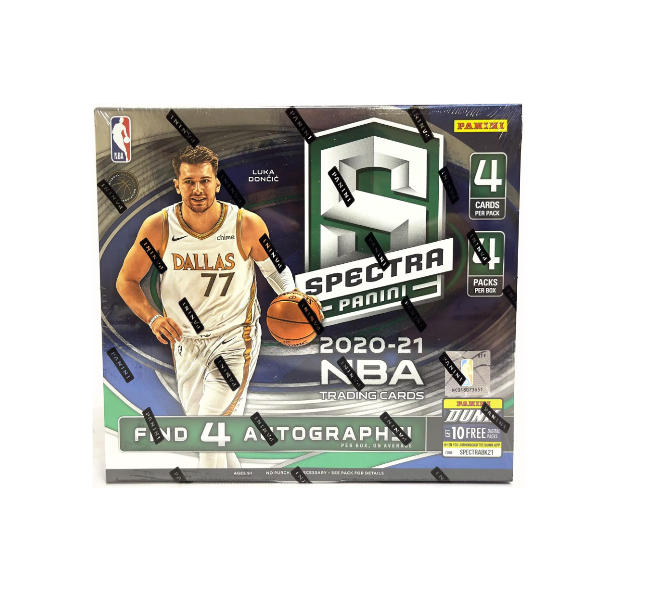 s680129065388134146_p1106_i2_w1288 2020/21 Panini Spectra Basketball Hobby Box - Image 1