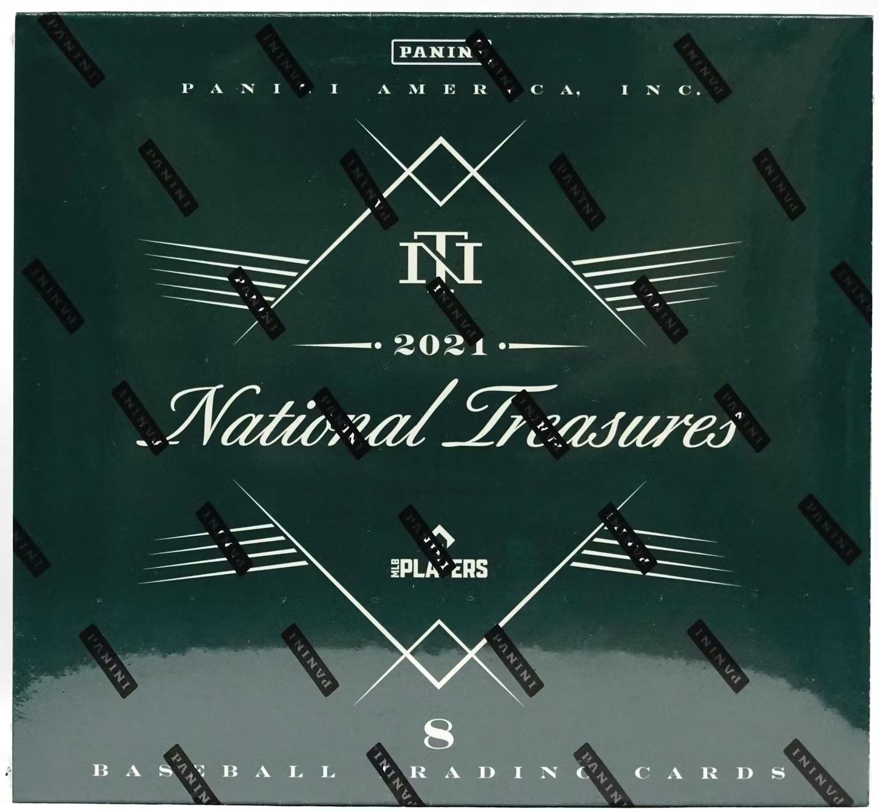 s680129065388134146_p1134_i2_w1800 2021 Panini National Treasures Baseball Hobby Box - Image 1