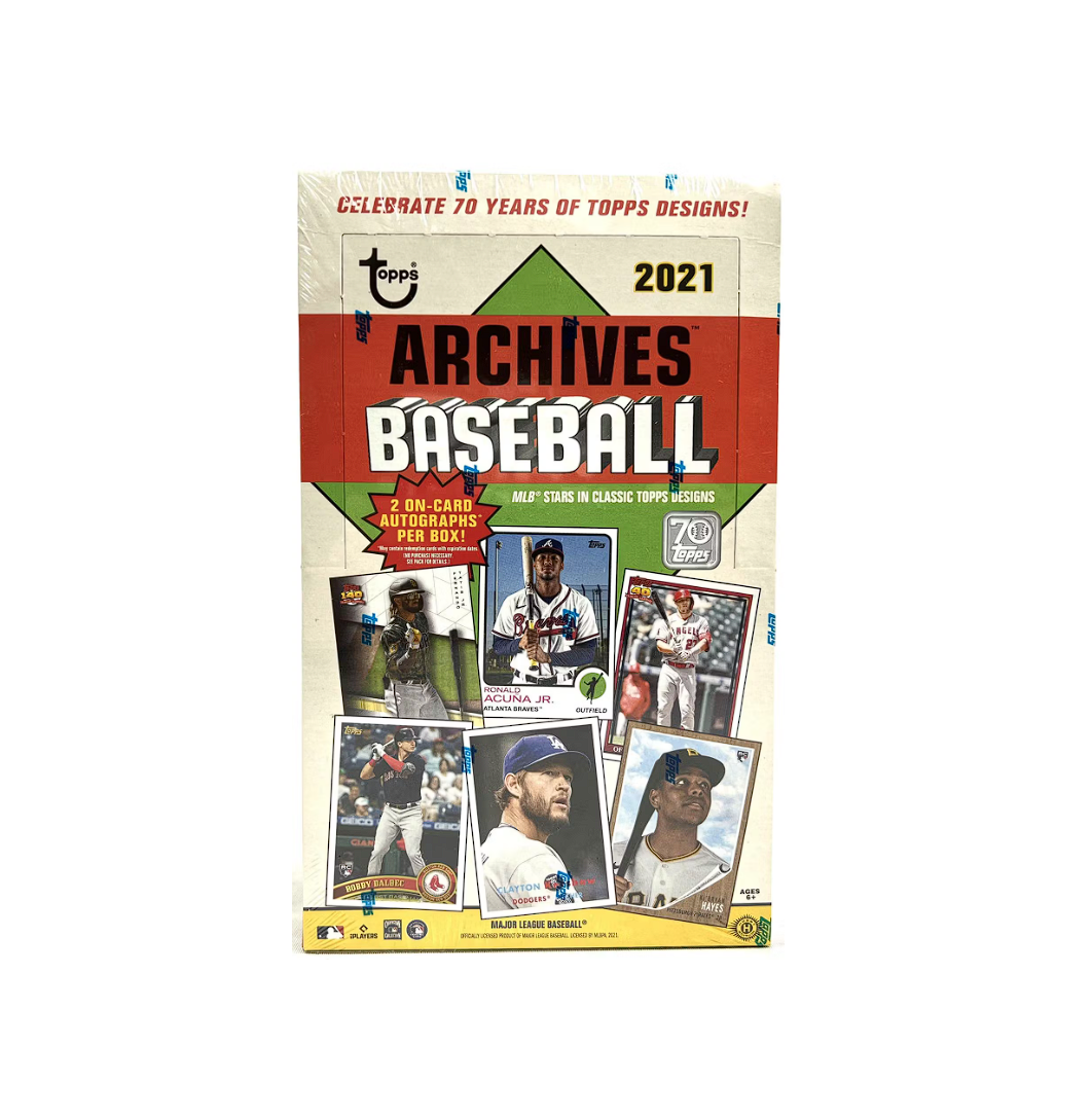 s680129065388134146_p1161_i2_w1062 2021 Topps Archives Baseball Hobby Box - Image 1