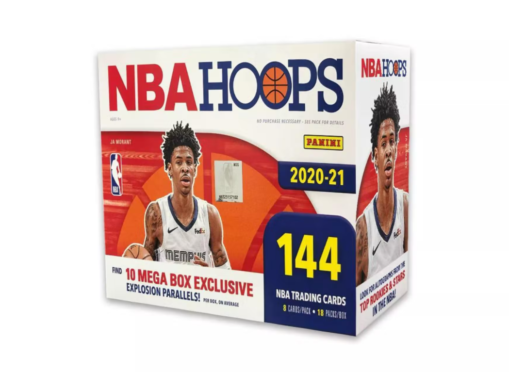 s680129065388134146_p1189_i2_w1049 2020/21 Panini NBA Hoops Basketball Mega Box - Image 1