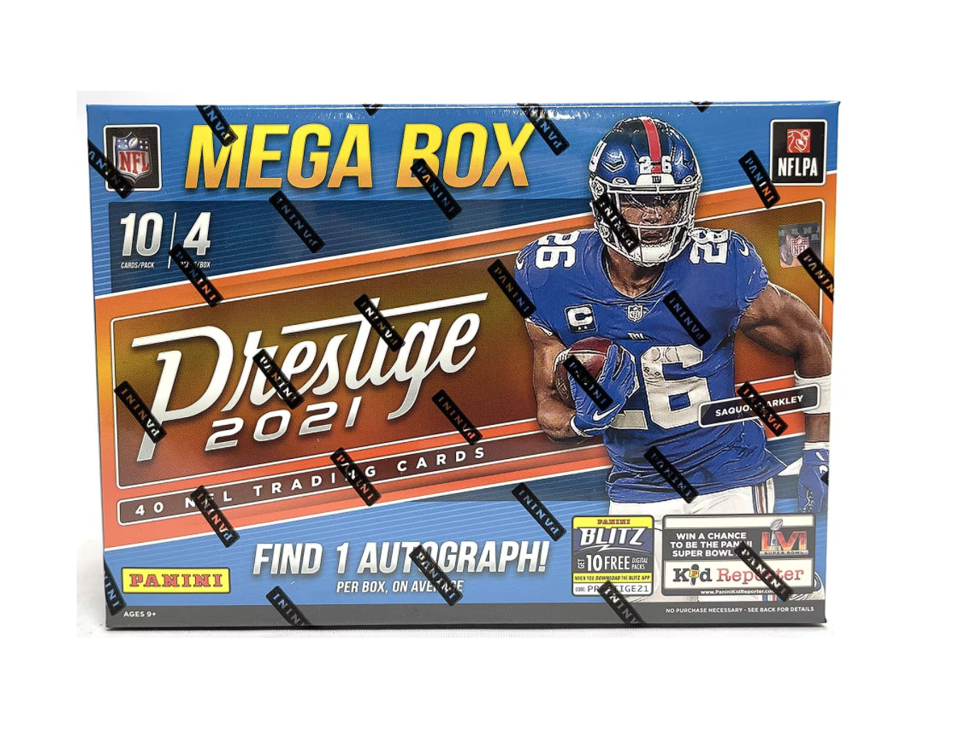 s680129065388134146_p1193_i3_w1366 2021 Panini Prestige Football Mega Box - Image 1