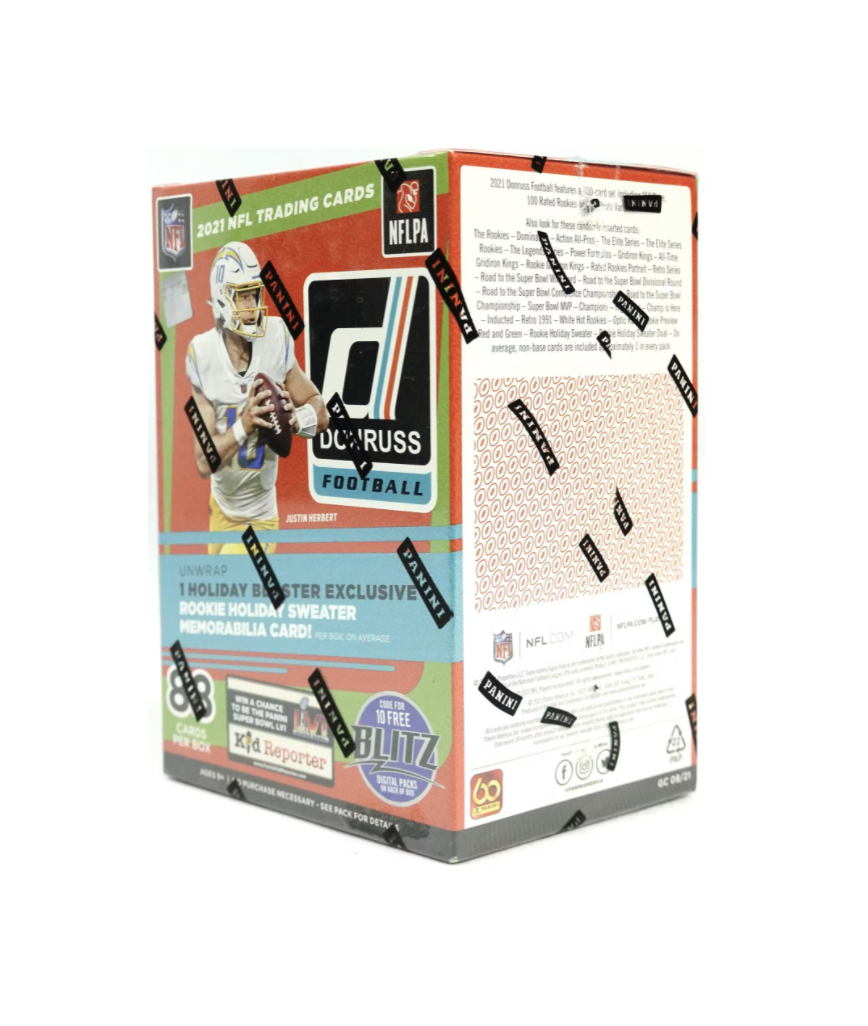 s680129065388134146_p1199_i2_w868 2021 Donruss Football Holiday Blaster Box - Image 1
