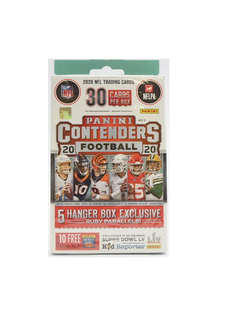 s680129065388134146_p11_i4_w904 2020 Panini Contenders Football Hanger Box - Image 1