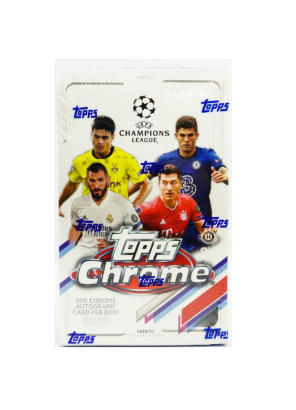 2020/21 Topps Chrome Soccer Hobby Box
