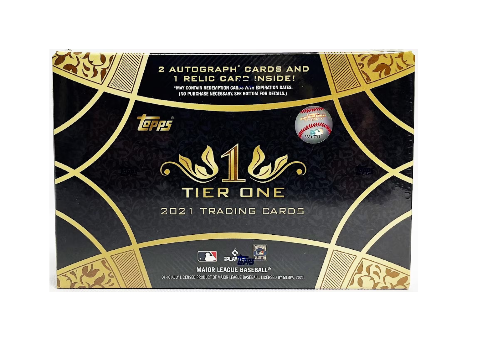 s680129065388134146_p1212_i2_w1524 2021 Topps Tier One Baseball Hobby Box - Image 1