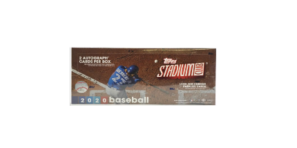 2020 Topps Stadium Club Baseball Hobby Box