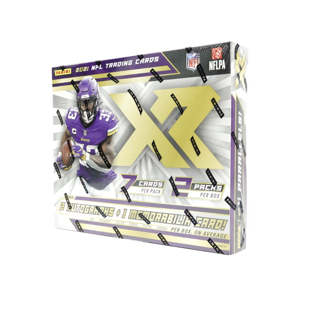 s680129065388134146_p1219_i3_w1076 2021 Panini XR Football Hobby Box - Image 1