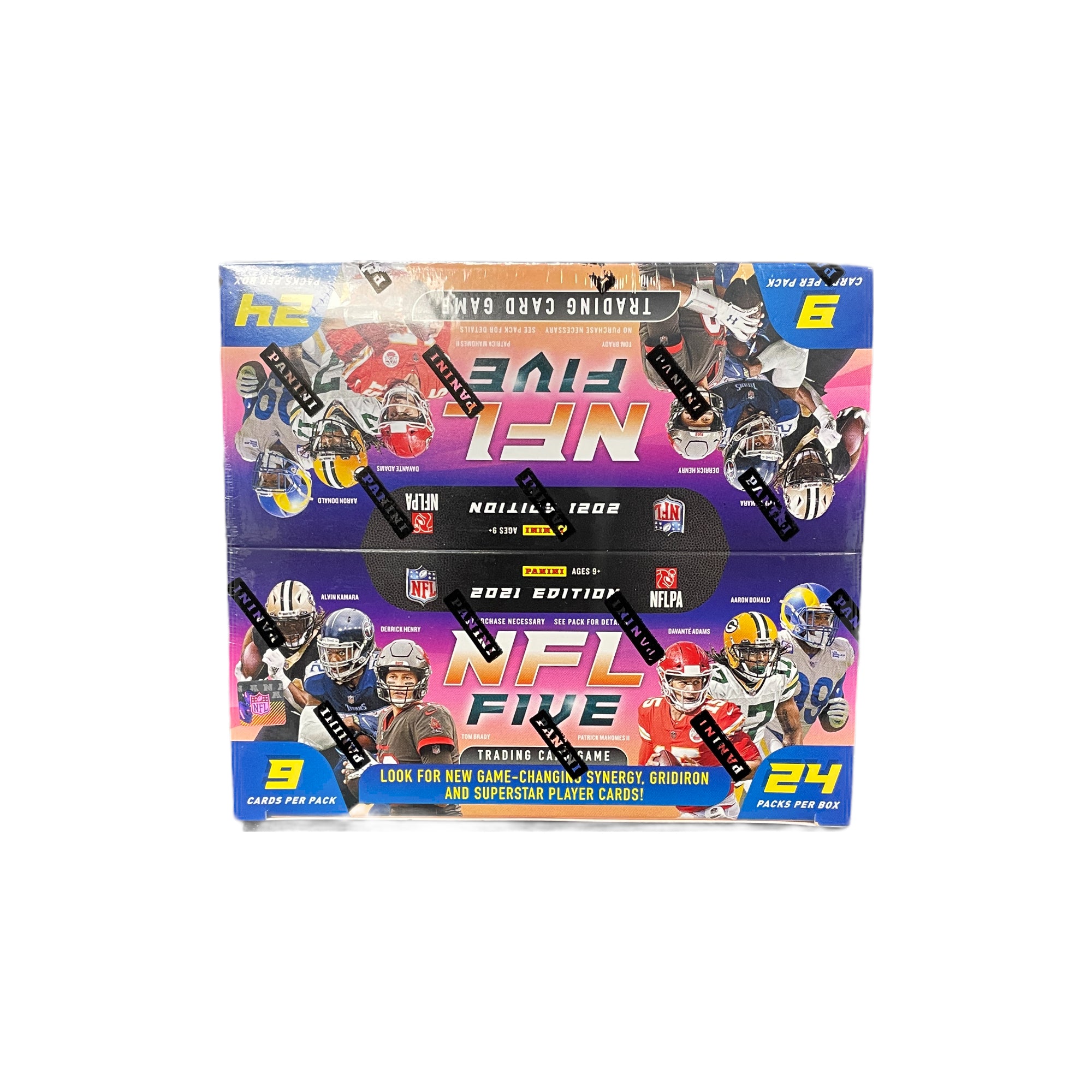 s680129065388134146_p1223_i1_w2000 2021 NFL Five Trading Card Game Box - Image 1