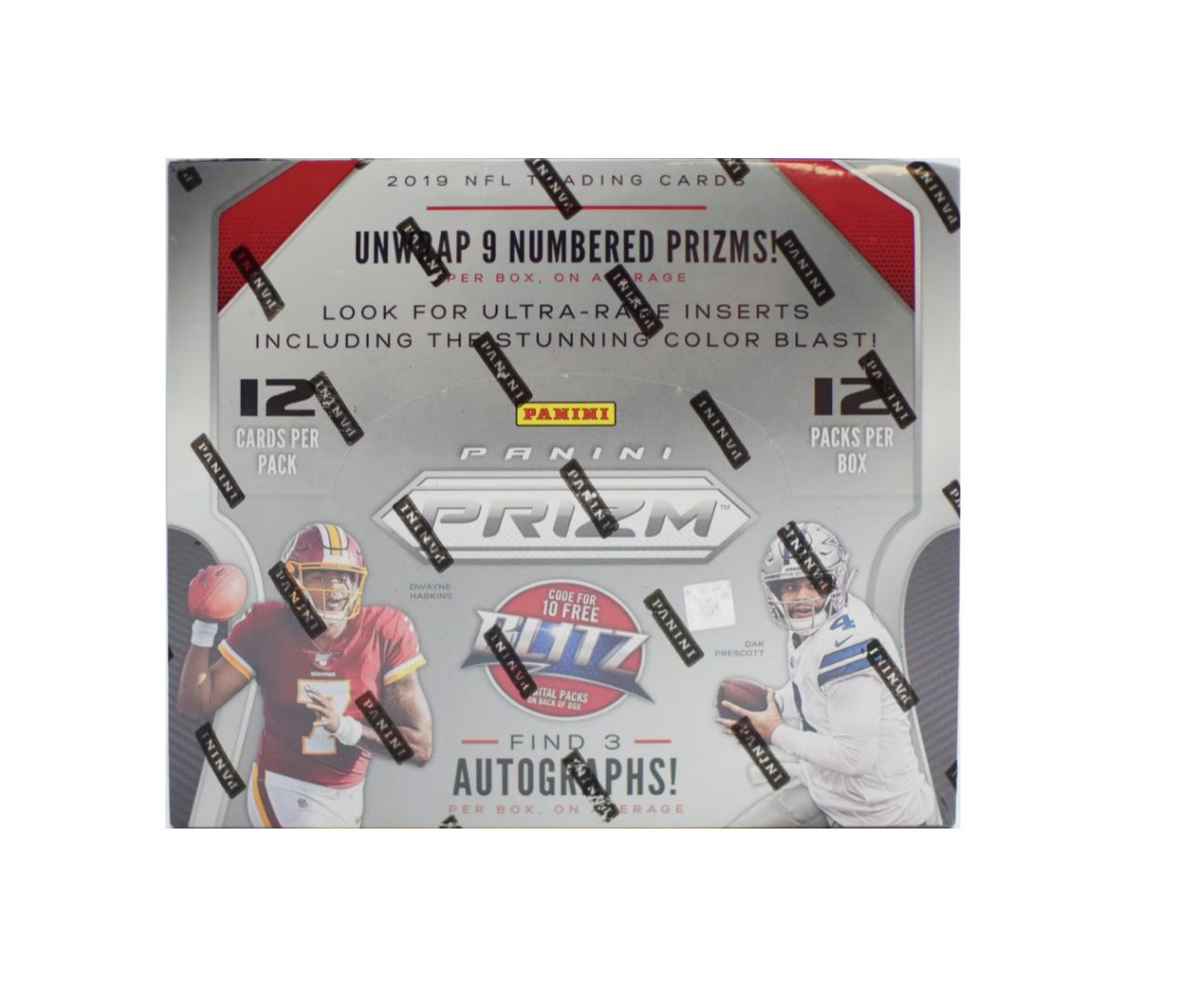 s680129065388134146_p1235_i2_w1268 2019 Panini Prizm Football Hobby Box - Image 1