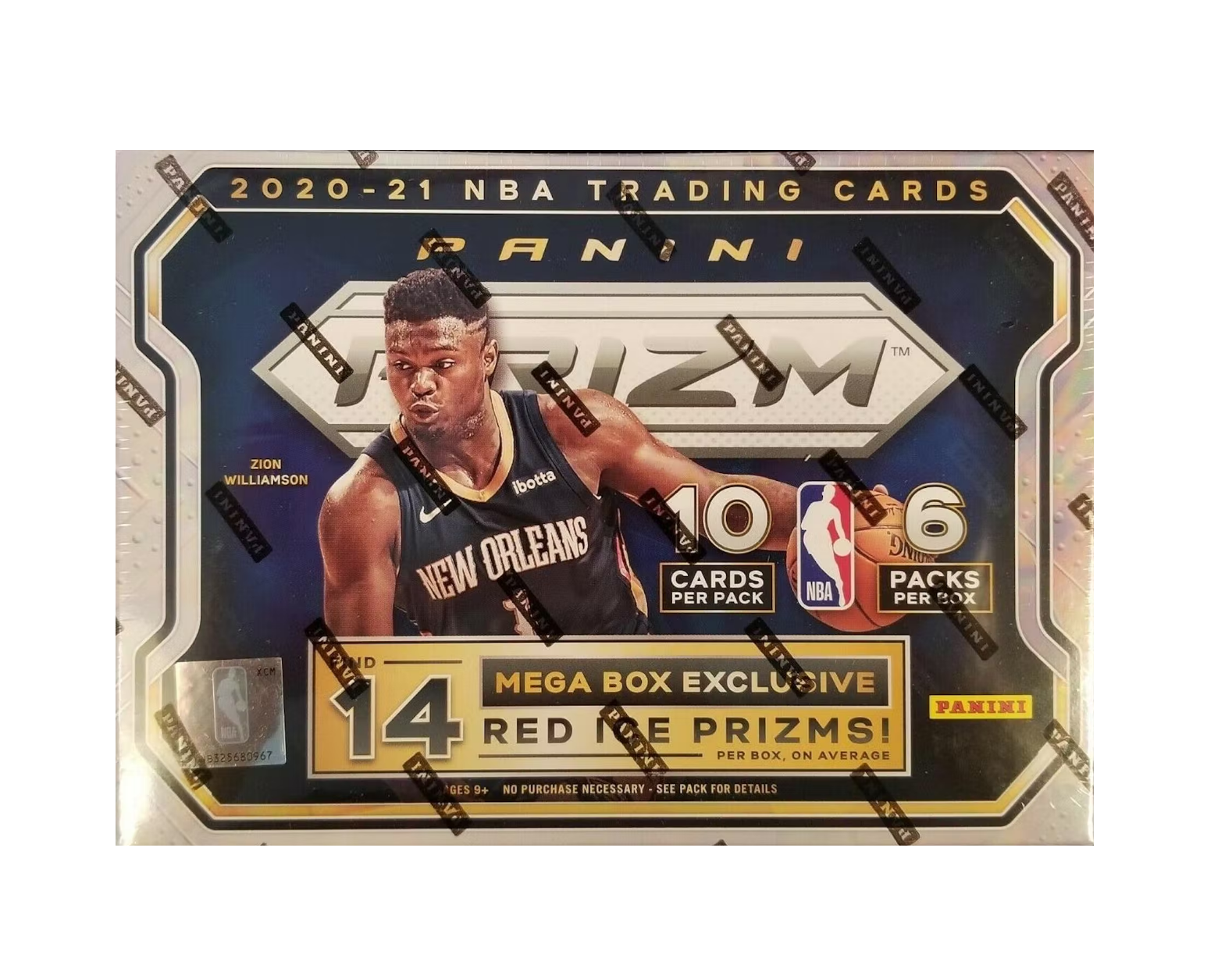 s680129065388134146_p1257_i2_w1578 2020/21 Prizm Basketball Mega Box (Red Ice) - Image 1